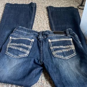 Rock and roll flare jeans